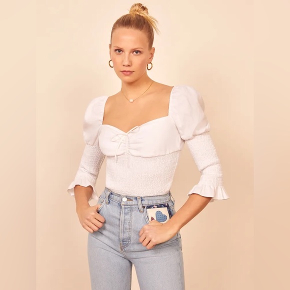 Reformation White Haven Top - Picture 2 of 7